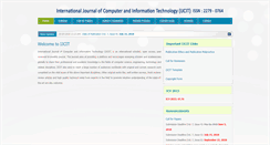 Desktop Screenshot of ijcit.com