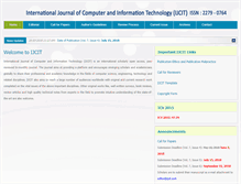 Tablet Screenshot of ijcit.com